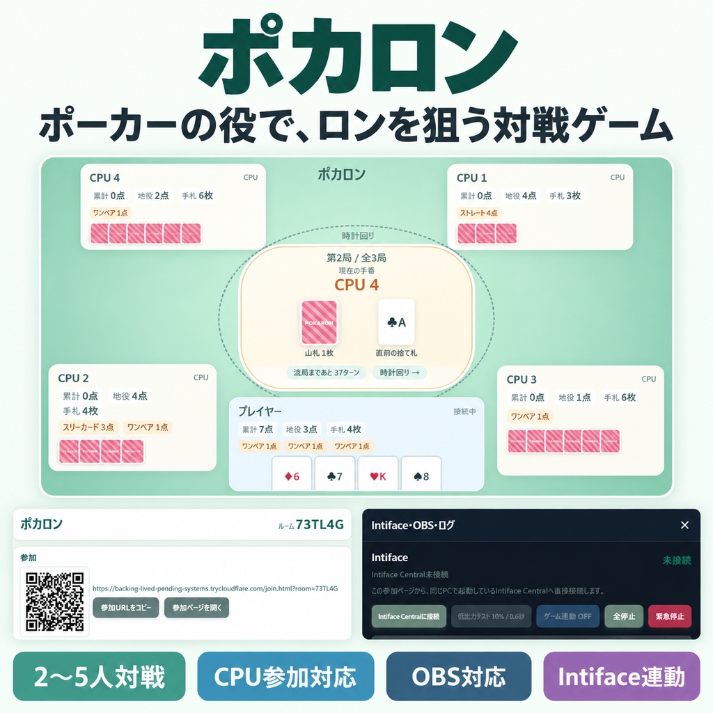 【オンラインカードゲーム】ポカロン
