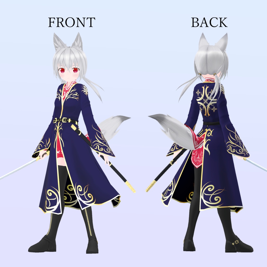 オリジナル3Dモデル 「ヴルペキュラ -Vulpecula-」