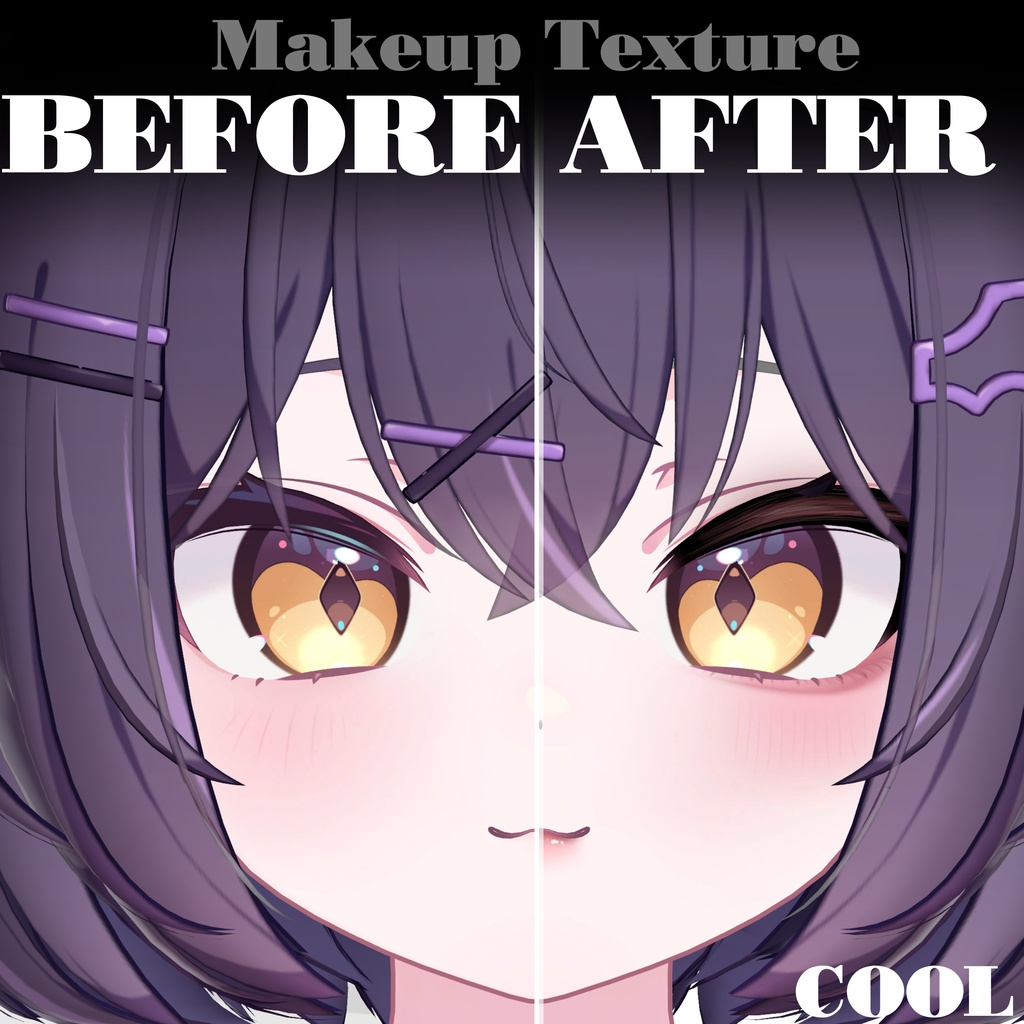 【ショコラ専用】MakeupTexture2種&BlendShapes