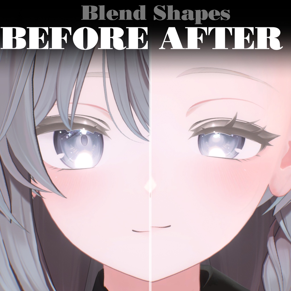 【しなの専用】MakeupTexture&BlendShapes