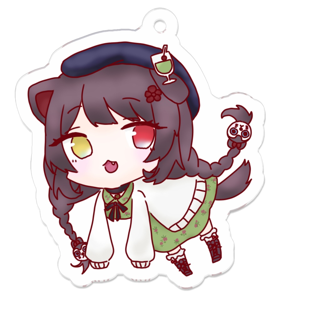 いぬいアクキー(冬服)〔非公式〕