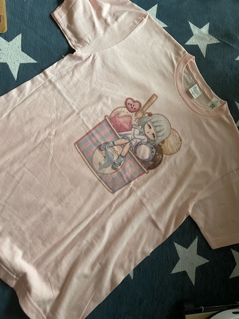 ルッチェ&ペンペンTシャツ ‐ライトピンク‐