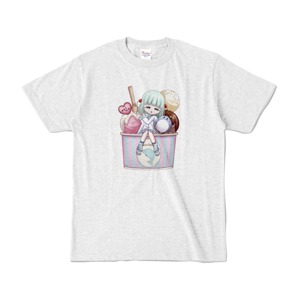 ルッチェ&ペンペンTシャツ ‐アッシュ‐