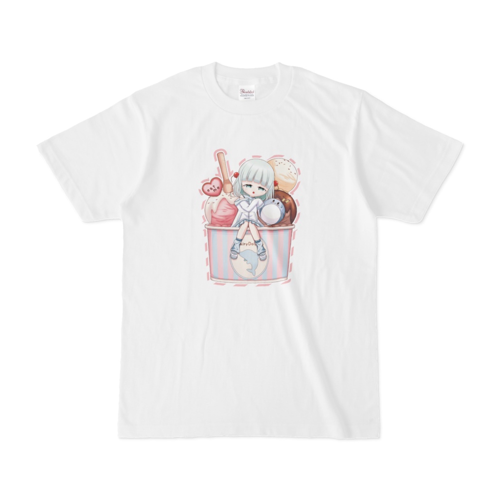 ルッチェ&ペンペンTシャツ　-ホワイト‐