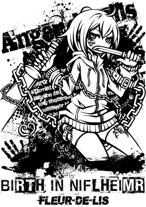 Birth In Niflheimr(Single) イラストTシャツ（宅急便：送料別）
