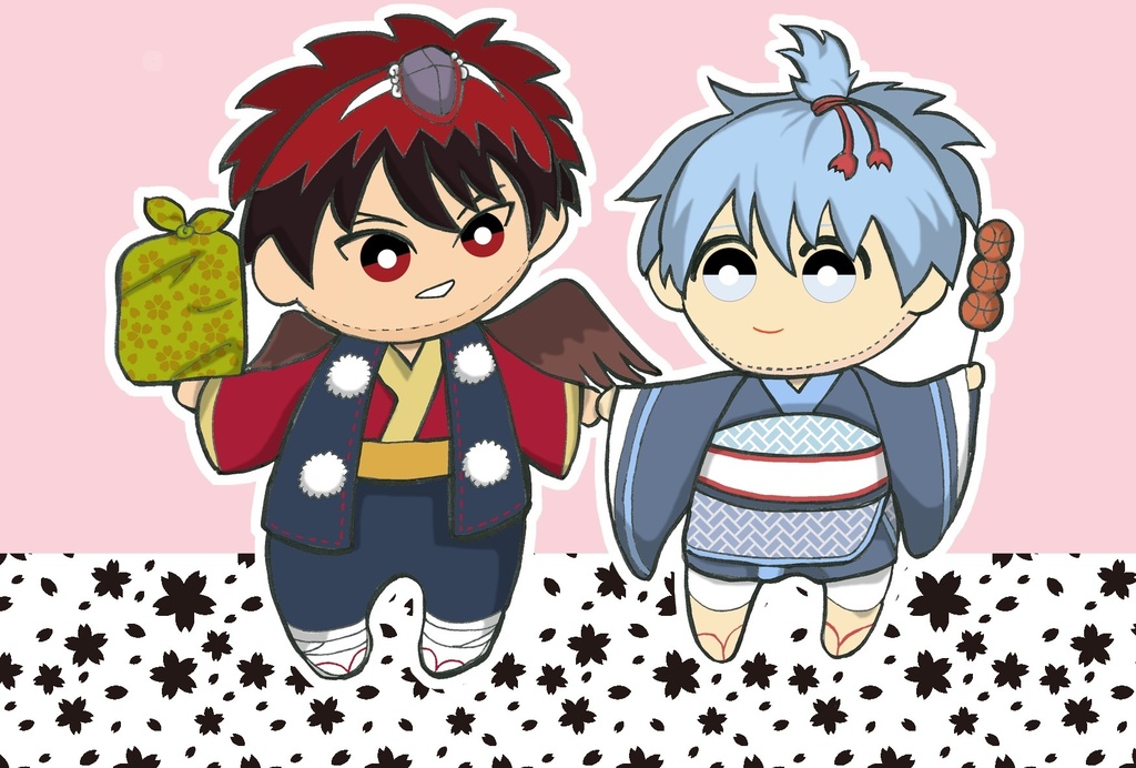 妖怪火黒ちゃんお花見セット🌸