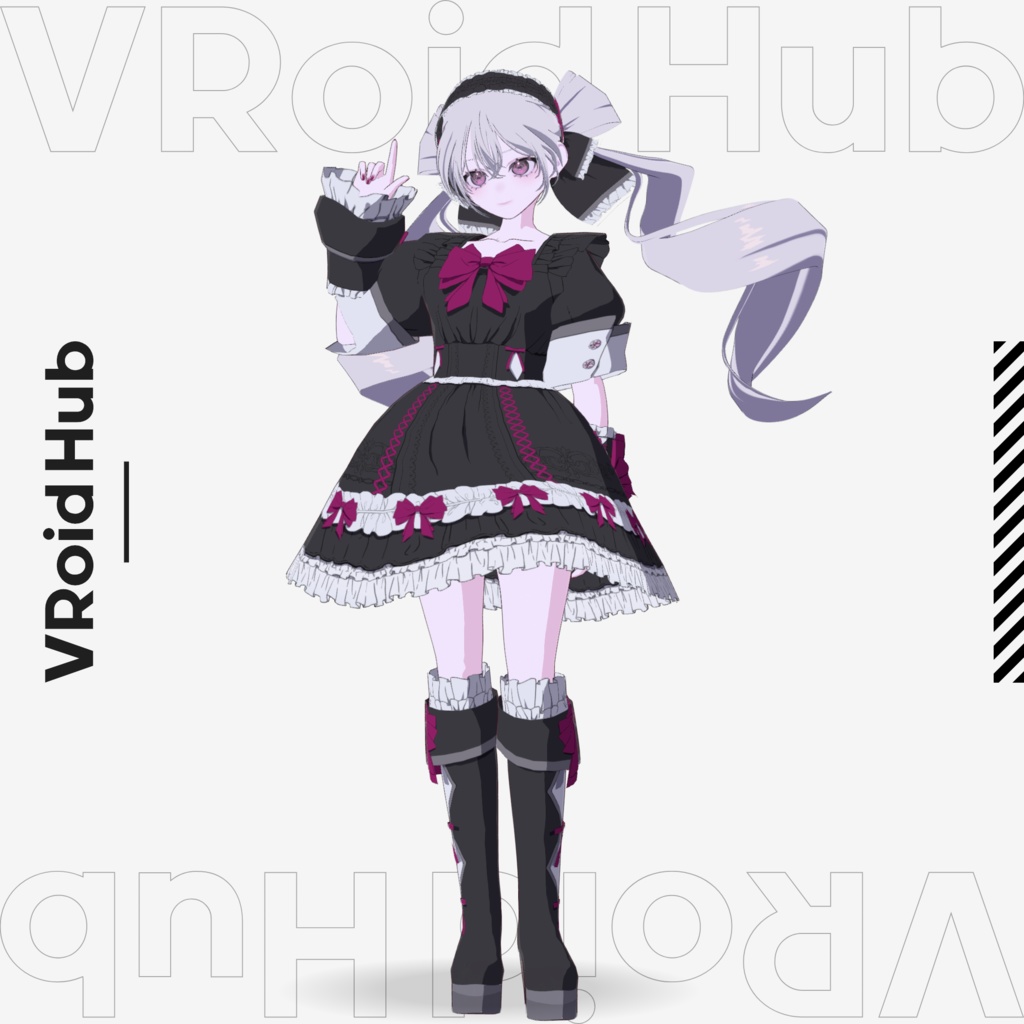 【VRoidモデル】キュリエちゃん