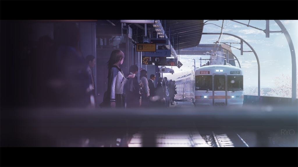 「花舞う遠き日」高画質PNGデータ "distant day that petals flutter" png data