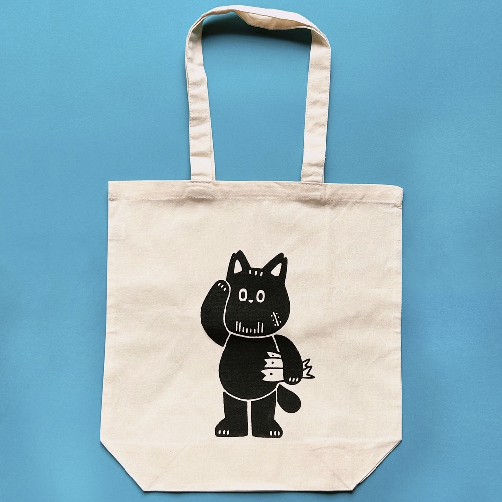 やまねこのトートバッグ