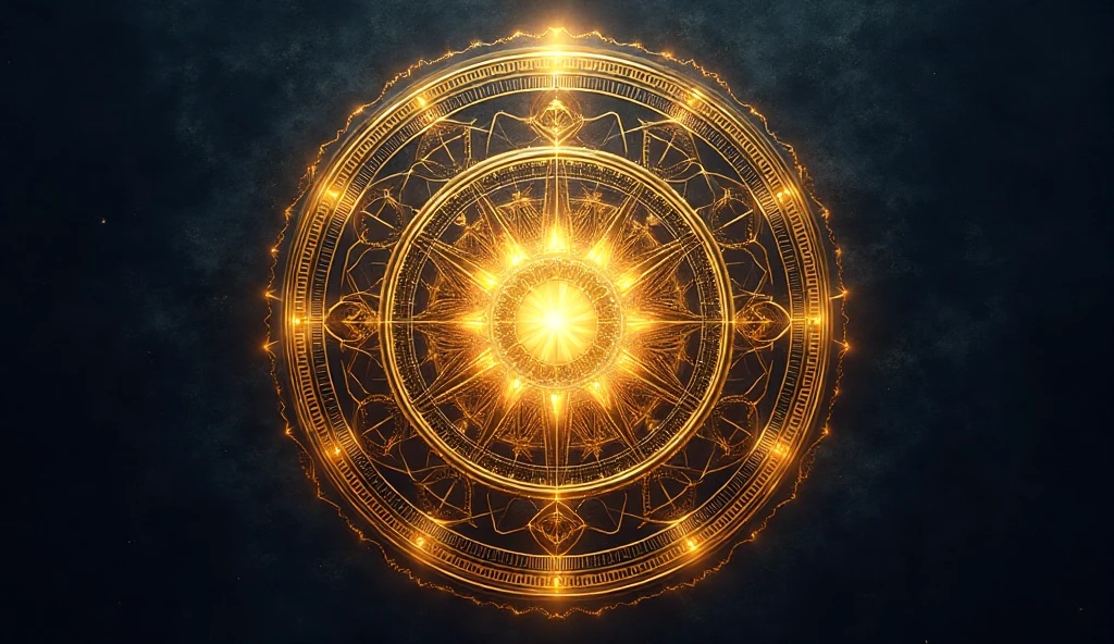 黄金の財運魔法陣｜金運上昇・豊かさ引き寄せエネルギーボード（高解像度PNG）