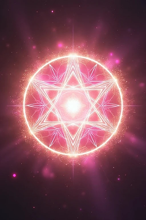 恋愛浄化・出会い運UPの白金ピンク魔法陣｜悪縁断ち・魅力波動活性化