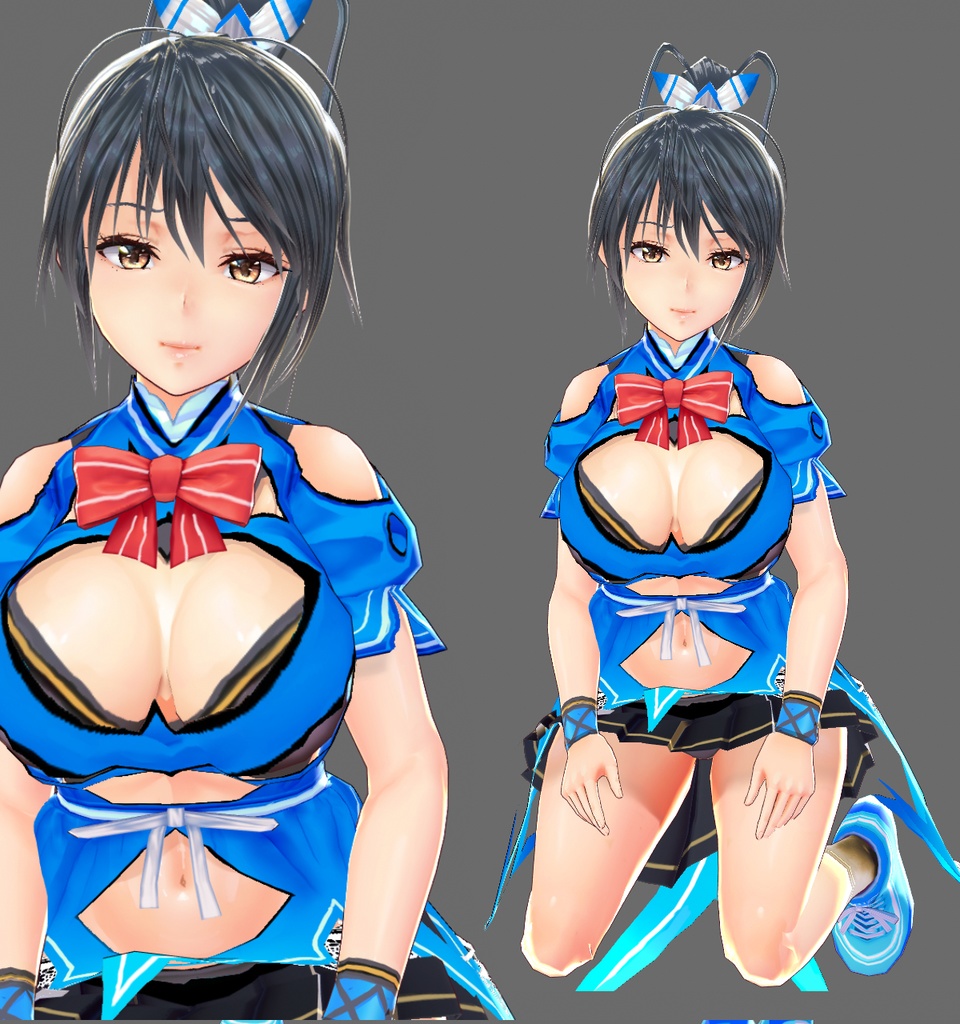 口遊いろはVer.2 ~Kutizusami Iroha~ 【VRMモデル配布】【MMDモデル配布】