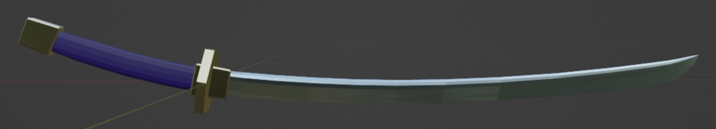 刀の3Dモデリングデータ(FBX)