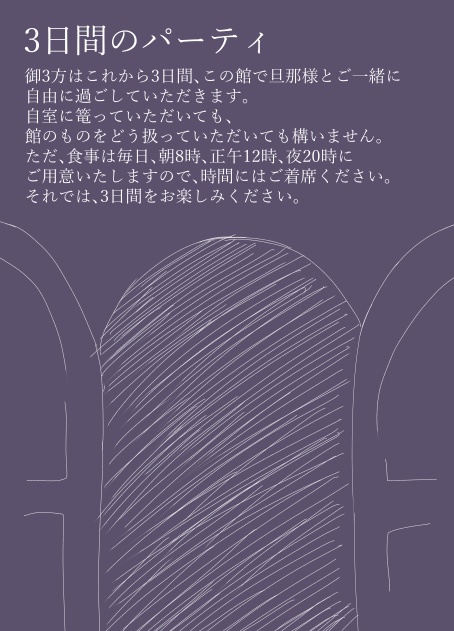 マーダーミステリーシナリオ「ようこそ鳴狼館へ」
