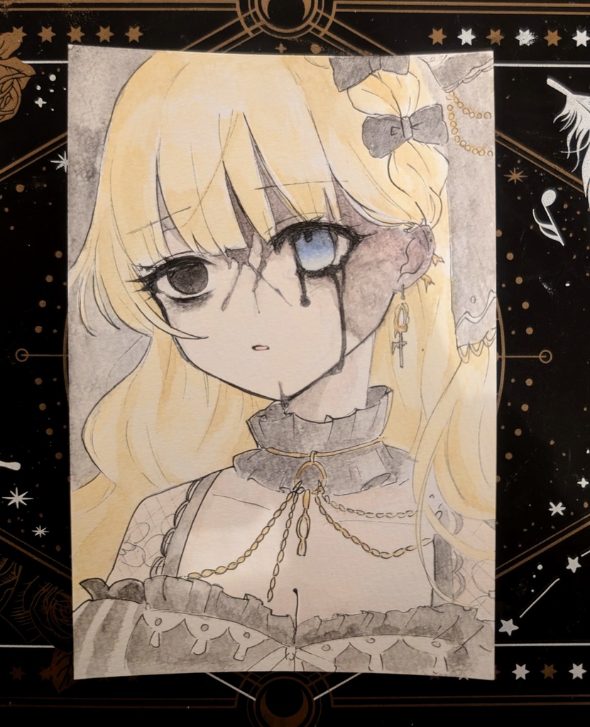 ◇魔法少女ノ魔女裁判◇ 魔女化 佐伯ミリア イラストポストカード