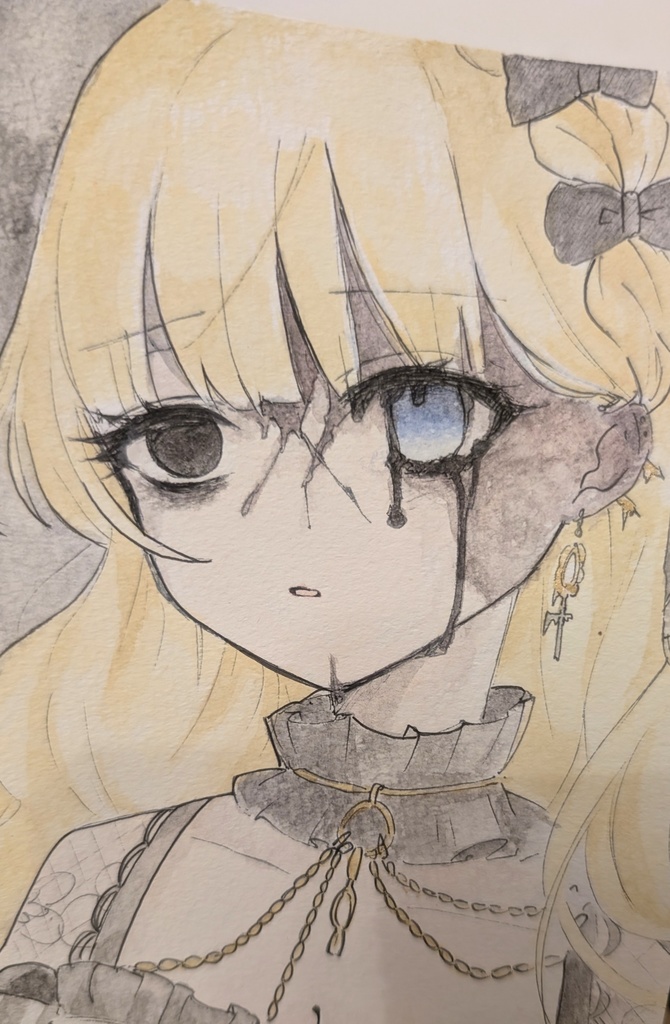 ◇魔法少女ノ魔女裁判◇ 魔女化 佐伯ミリア イラストポストカード