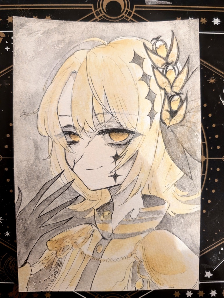 ◇魔法少女ノ魔女裁判◇ 魔女化 蓮見レイア イラストポストカード