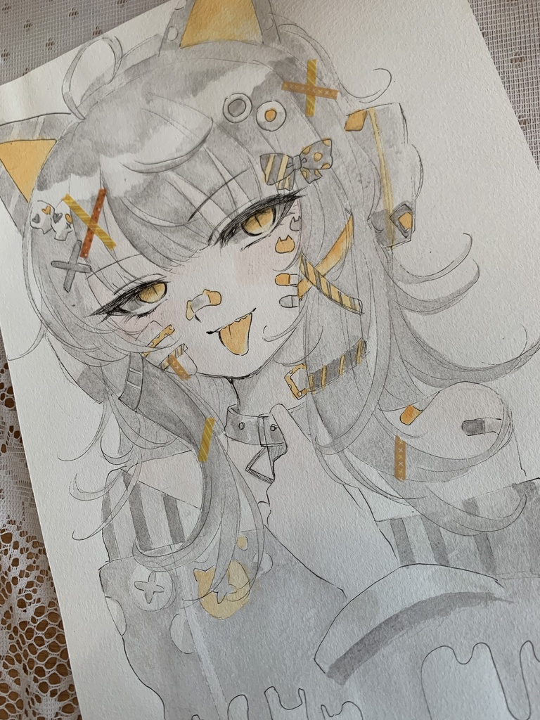 魔法少女ノ魔女裁判 沢渡ココ A4サイズイラスト