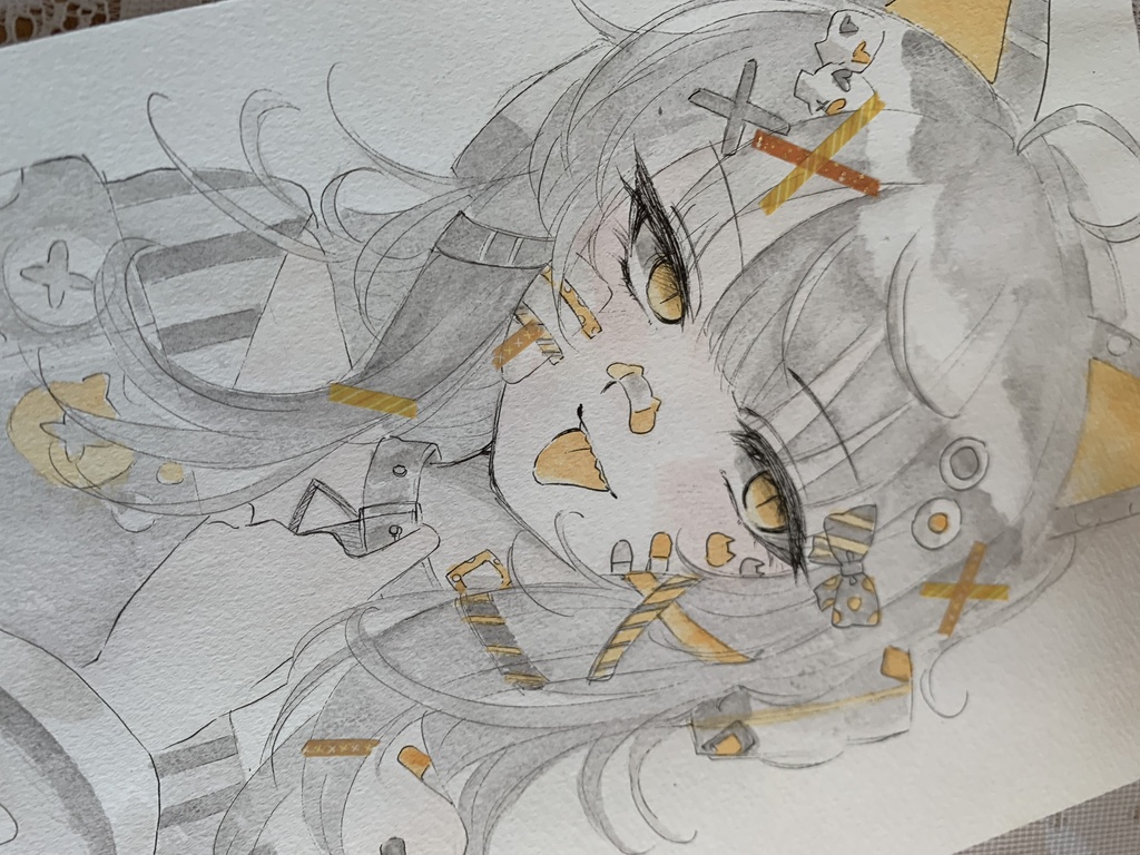 魔法少女ノ魔女裁判 沢渡ココ A4サイズイラスト