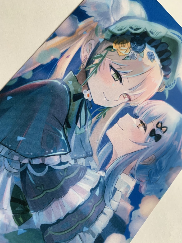 魔法少女ノ魔女裁判 シェリハンイラストポストカード(夜)