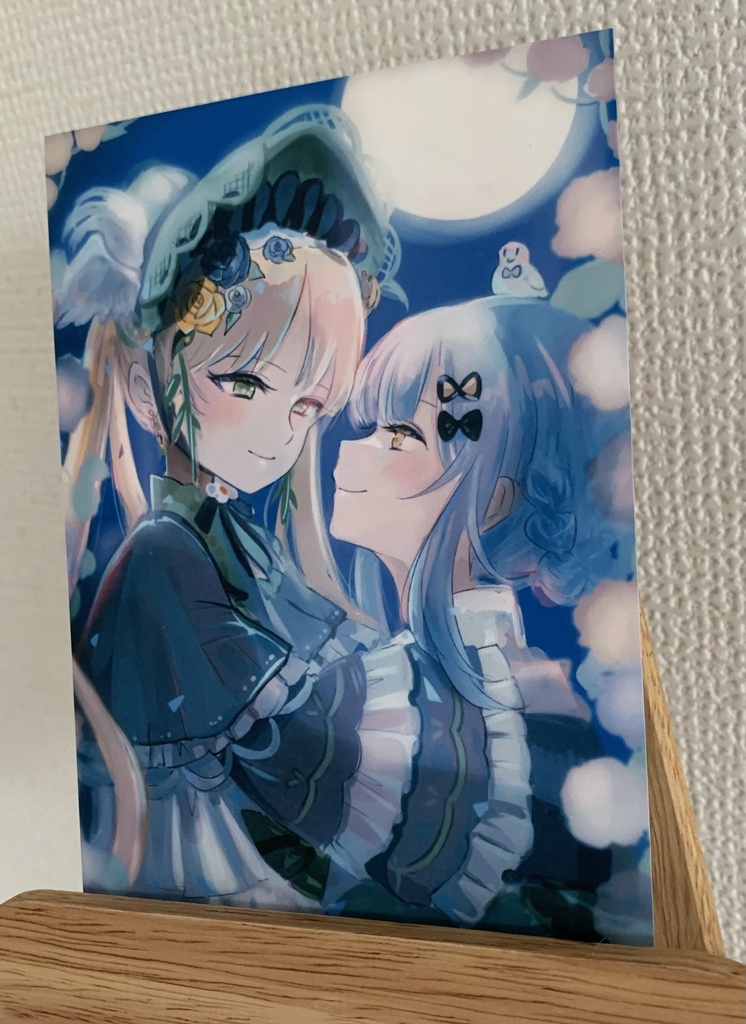 魔法少女ノ魔女裁判 シェリハンイラストポストカード(夜)
