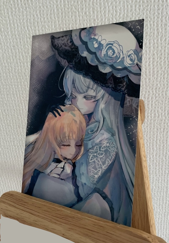 魔法少女ノ魔女裁判 メルル・ユキ イラストポストカード
