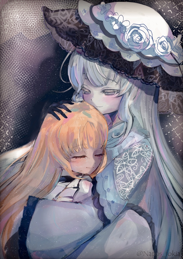 魔法少女ノ魔女裁判　メルル・ユキ　イラストポストカード