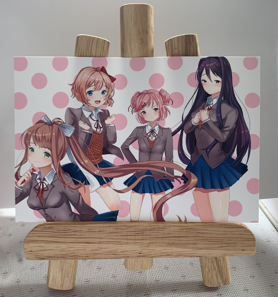 ドキドキ文芸部 イラストポストカード