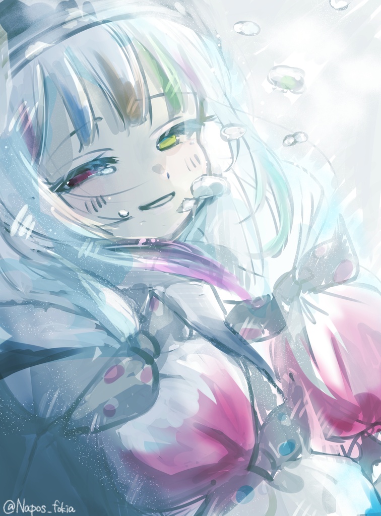 魔法少女ノ魔女裁判　城ケ崎ノア　イラストポストカード