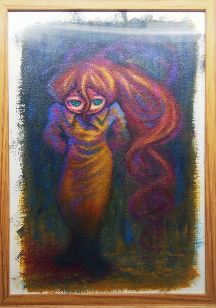 光のない雨の中