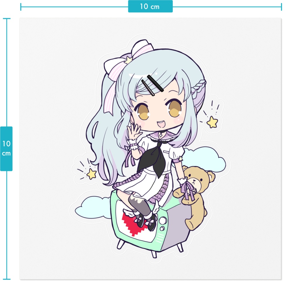 透明ステッカー