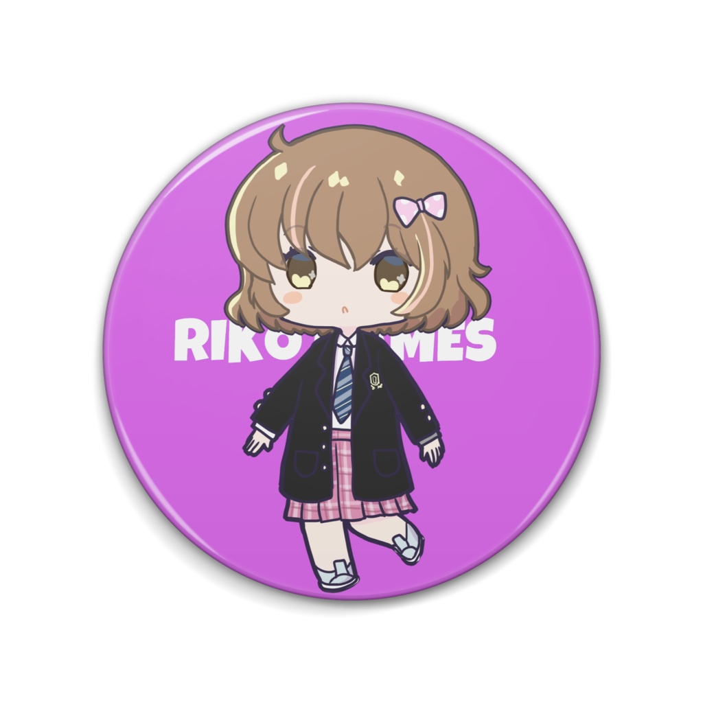 【RIKOGAMES】ゆか缶バッジ