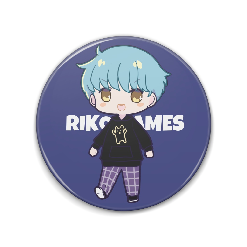 【RIKOGAMES】そら缶バッジ