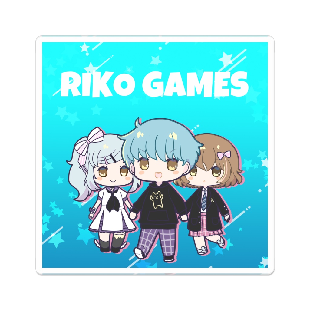 【RIKOGAMES】アクリルバッジ