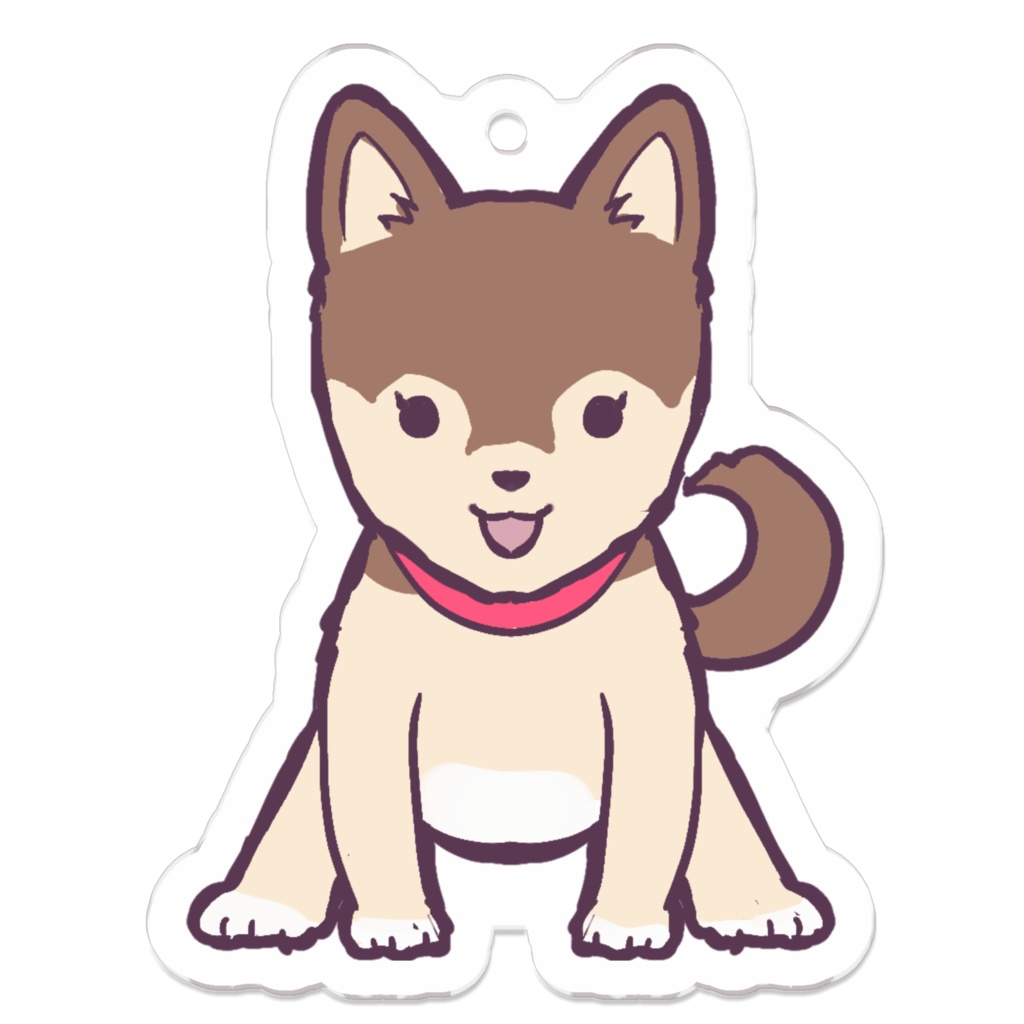 【うちのワンコ】エスアクリルキーホルダー
