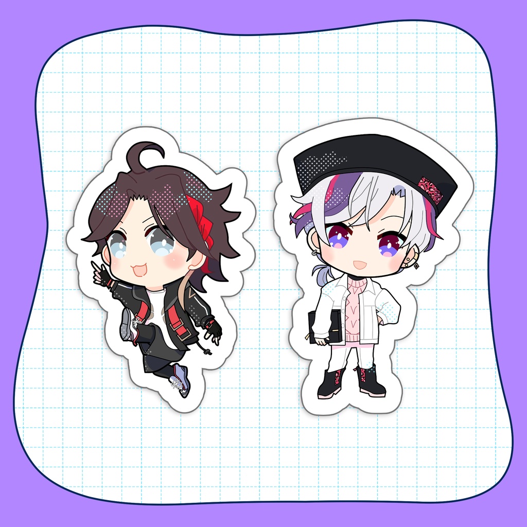 【非公式】ふわぐさアクリルキーホルダー