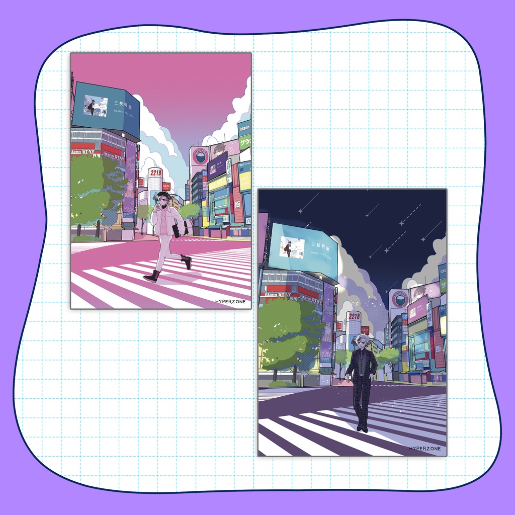 【非公式】不破湊A5イラストカード
