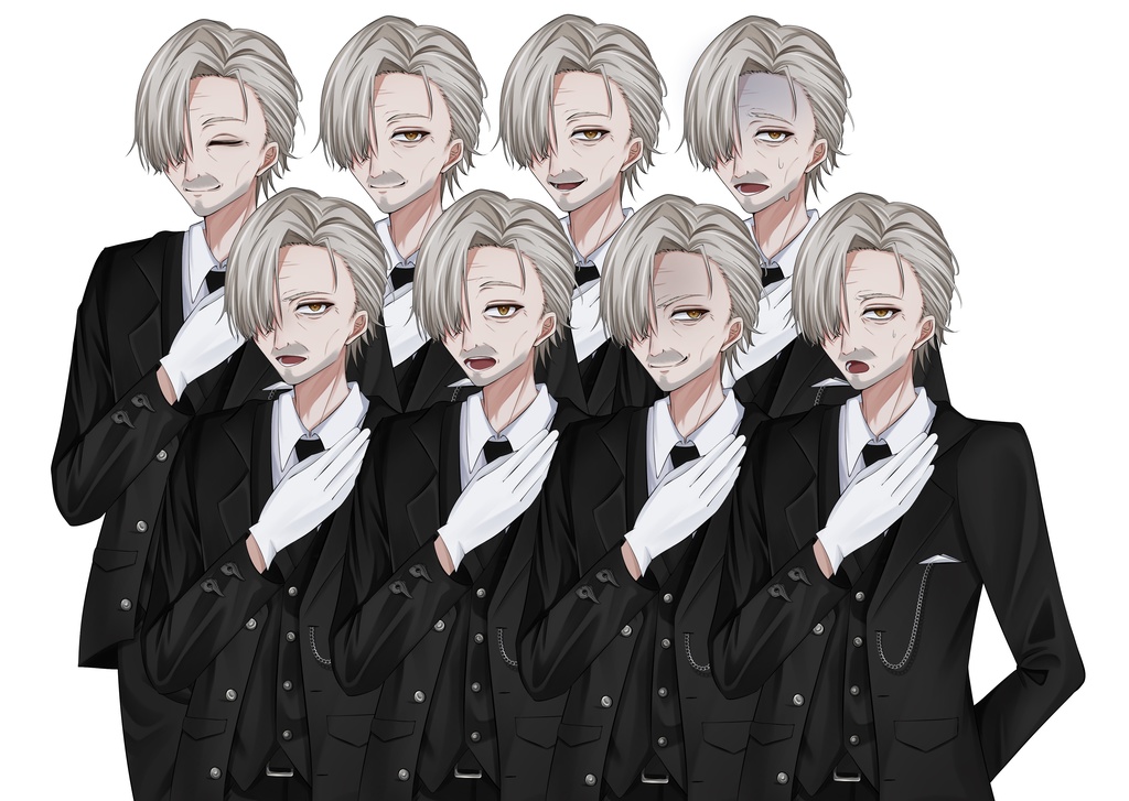 【無料】虚音イフスーツ姿2D立ち絵