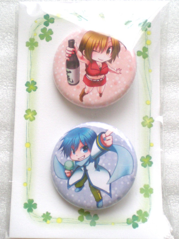 【頒布終了】缶バッチ【VOCALOID/亜種】