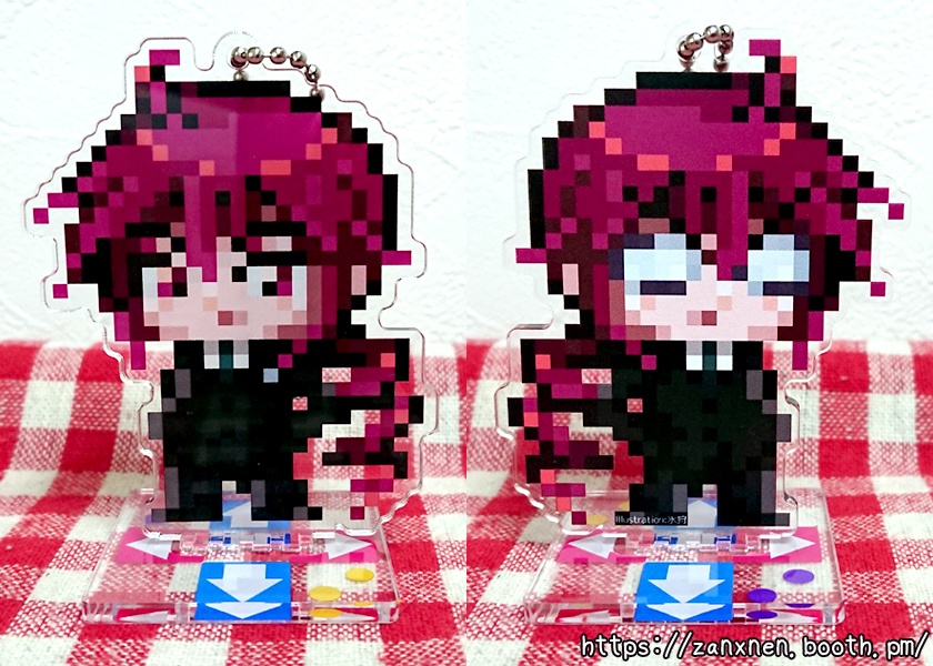 【頒布終了】ドットテッドアクリルスタンドキーホルダー【重音テッド】