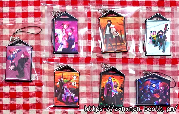 タペストリー型ラバーストラップ【重音テト&重音テッド】/7種