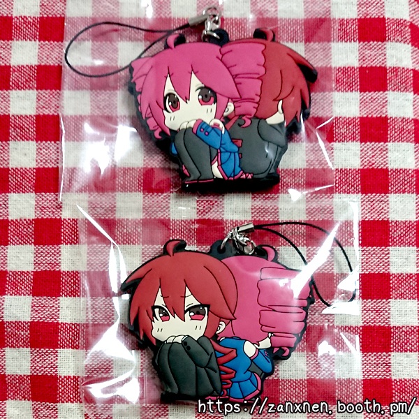 【頒布終了】構ってとてっどちゃんリバーシブルラバーストラップ【重音テト&重音テッド】