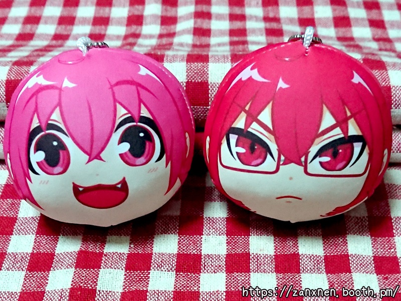 【頒布終了】おもちキーホルダー【重音テト&重音テッド】/2種