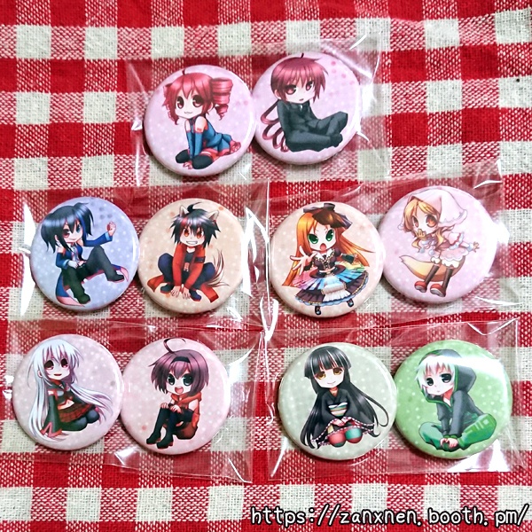 【頒布終了】缶バッチ【VIPPALOID】/10種