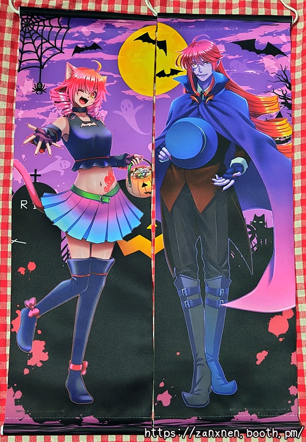 ミニタペストリー・アクリルスタンド ~HALLOWEEN~【重音テト&重音テッド】/2種