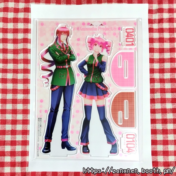 【受付中】『かさねけ。』ミニタペストリー・アクリルジオラマ etc.【重音テト&重音テッド】