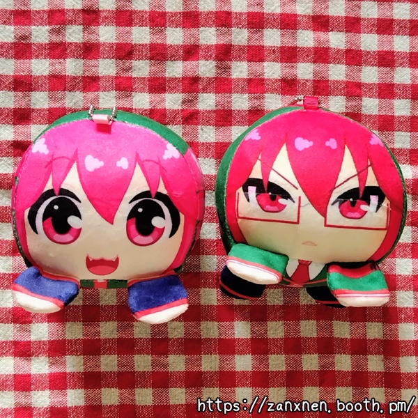 【受注生産】寝そべりキーホルダー【重音テト・重音テッド】/4種