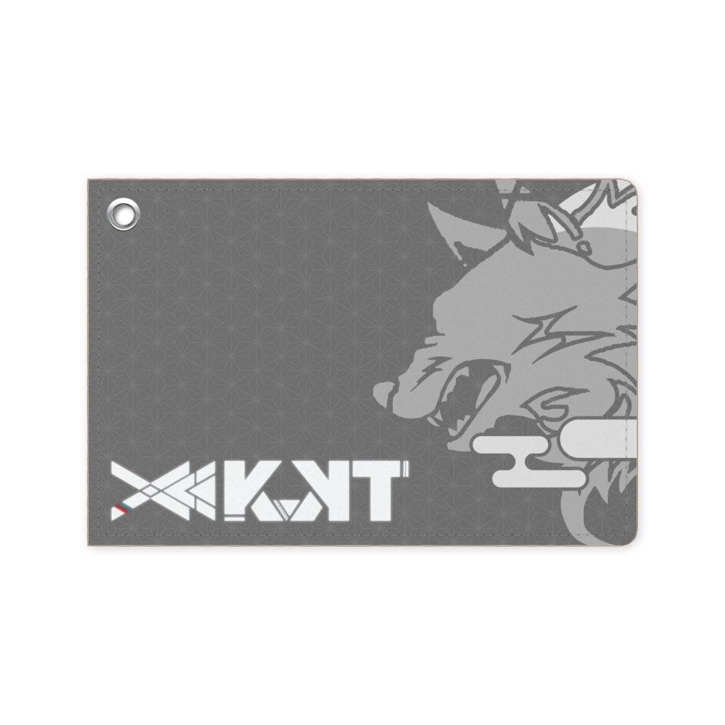 月白刻人　パスケース