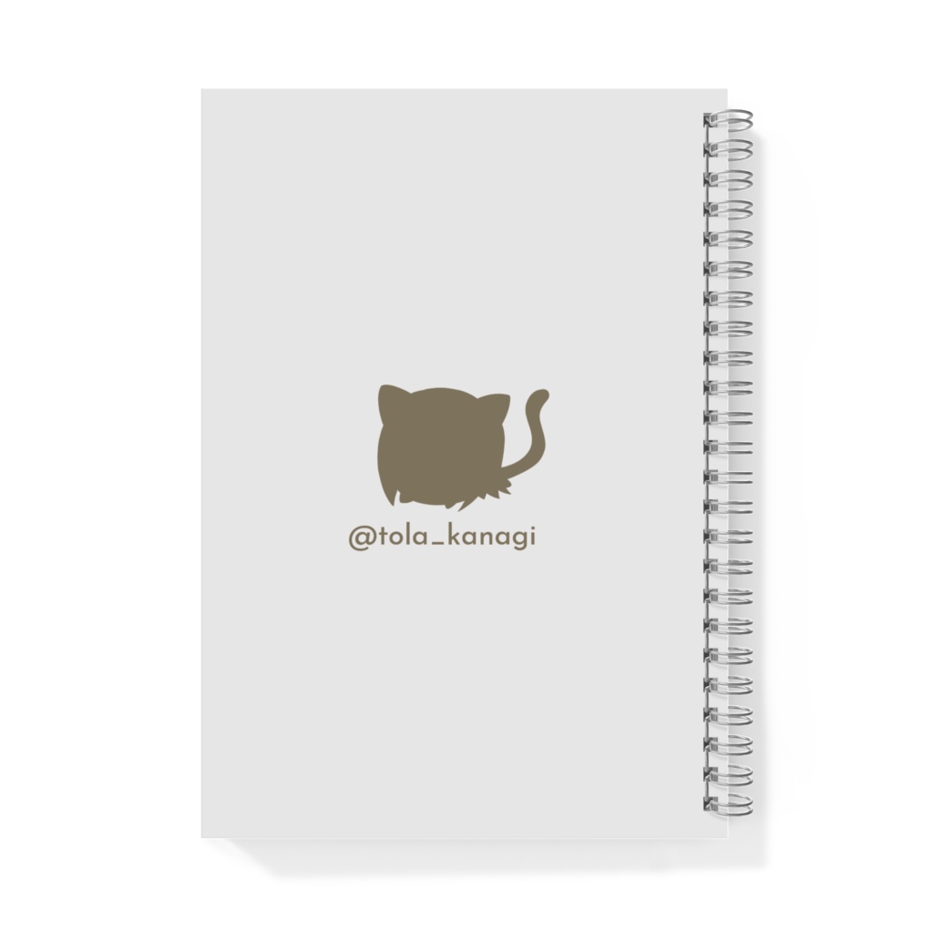 【2周年記念グッズ③】かにゃんこノート(A5サイズ)/夏凪とら