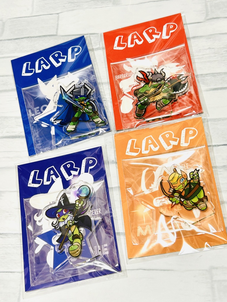 nickタートルズ　LARPアクスタ　4種セット